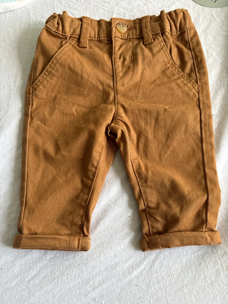 Pantalón Chino KIABI Camel – 3 Meses – photo 4